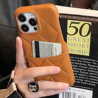 Casing Ponsel Mewah Desainer Terbaik dengan Slot Kartu untuk iPhone 18 17 16 15 14 Pro Max