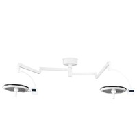 Lámpara Quirúrgica Halógena de Doble Cabezal Montada en Techo para Veterinaria Longermay, Lámpara Quirúrgica LED, Precio