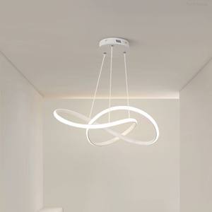 Plafonnier LED moderne nordique avec télécommande, en acrylique, alimentation CA, protection oculaire pour chambre et bureau - Product Image 2