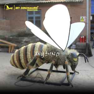 MyDino Artificial impermeable de silicona de gran tamaño insecto abeja al aire libre <span class=keywords><strong>en</strong></span> el parque - Product Image 1