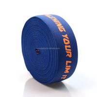 Bande élastique imprimée en nylon de haute qualité Logo personnalisé Ceinture élastique 4 CM Jacquard