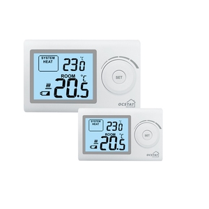 <span class=keywords><strong>Thermostat</strong></span> filaire de chauffage de chaudière à <span class=keywords><strong>gaz</strong></span> électronique Non Programmable ABS blanc 230V - Product Image 5