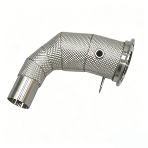 Nuovo Collettore <span class=keywords><strong>di</strong></span> <span class=keywords><strong>Scarico</strong></span> in Acciaio Inox per Porsche 911 992 Turbo 2023, Sistema <span class=keywords><strong>di</strong></span> <span class=keywords><strong>Scarico</strong></span> ad Alto Flusso con Silenziatore Tuning - Product Image 3