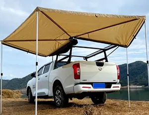 Camping extérieur populaire de tente d'auvent latéral de 4x4 pour l'auvent de voiture imperméable de SUV et de camion 270 degrés