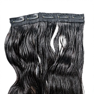 Extensiones de Cabello Remy Indio al por Mayor, Ondulado Natural, con Clip, Doble Trama, Hechas a Máquina - Product Image 4
