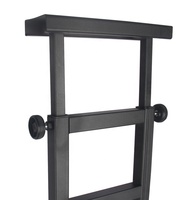 Support de signalisation sur pied réglable en hauteur, support d'affiche double face, présentoir portable sur pied pour la publicité