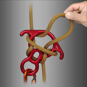 Sauvetage escalade escape alliage d'aluminium 50KN Terminal de sauvetage 8 descendant avec verrouillage outils de <span class=keywords><strong>Camping</strong></span> - Product Image 6