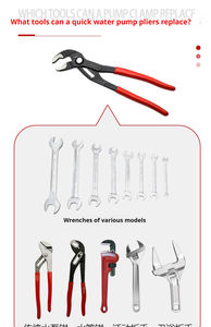 Crimping Cutting <b>Pliers</b> <b>Tool</b> 7inch/10inch/12inch Fixed Joint Cable Wire Crimper Cutter - Product Image 5