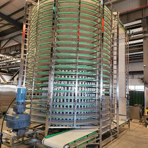 Otomatik gıda sınıfı <span class=keywords><strong>Spiral</strong></span> kule konveyör tost ekmeği bisküvi kek soğutma <span class=keywords><strong>Spiral</strong></span> soğutma kulesi vidalı konveyör - Product Image 5