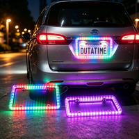 Lumière de plaque d'immatriculation à 48 LED, 3-en-1 (clignotant constant/feu stop/feu de recul), étanche IP65, SMD 2835, norme américaine 12x6 pouces, 5 couleurs