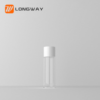 Flacon pompe en plastique PET de 8 ml et 10 ml pour cosmétiques, emballage de voyage, petit flacon à visser avec impression sérigraphique, type de scellage de surface pour lotions