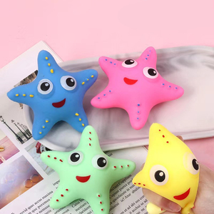 Wholesale TPR Kawaii Cartoon Starfish Shaped Pressure Release Promotional Gift Decompression <b>Squeeze</b> Toys for Kids and Adults - Product Image 5