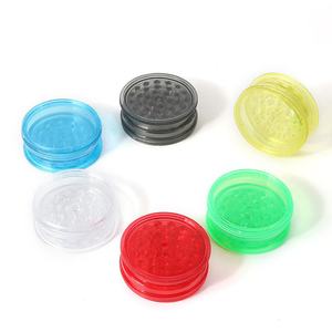 Broyeur d'herbes en plastique 40/60mm 3 parties Personnaliser le <span class=keywords><strong>tabac</strong></span> Broyeur d'épices en plastique Broyeurs acryliques secs Broyeurs de <span class=keywords><strong>tabac</strong></span> en gros - Product Image 6