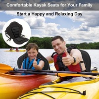 Siège de bateau universel durable et imperméable avec dossier haut pour kayak, canoë, planche à pagaie gonflable et flottation