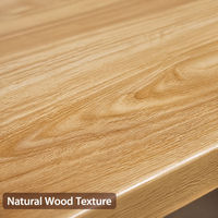 Ensemble table et chaises de restaurant en bois nordique, mobilier de salle à manger rembourré pour café, salon de thé, usage commercial