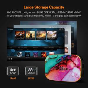 Android RKX88 <b>max</b>+ <b>smart</b> Box 11.0 Built in 2.4G/5G/BT 4.0 USD3.0 with 4k quality Ethernet:10/100(4-128) - Product Image 3