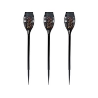 Lampe torche solaire 12LED avec motif Lampe torche solaire pour jardin, pelouse, lampe torche LED ABS IP65