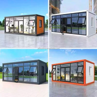 Aires de logement pour employés, maisons conteneurs à montage rapide, zones de vie modulaires préfabriquées pour ouvriers d'usine