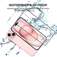 Verre protecteur 9D pour iPhone 16 15 11 12 13 14 Pro Max 15 Plus, protection d'écran pour iPhone XR X XS MAX 6 7 8, verre trempé