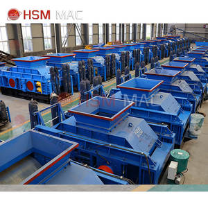 HSM Mini Rock Granit Maschine Doppel walzen brecher Mühle Brecher zu verkaufen - Product Image 3