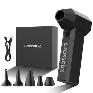 2025 CROSSGUN 130000rpm Mini Turbo Jet <span class=keywords><strong>Air</strong></span> <span class=keywords><strong>Gun</strong></span> Kompresor Udara Duster Hammer Kipas Tangan Portabel Elektrik Mini Jet Turbo Fan - Product Image 1