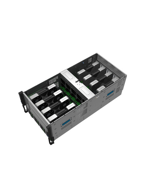 7U Dual-Socket 12-Bay 8-GPU Rack Server DDR5 Barebone System