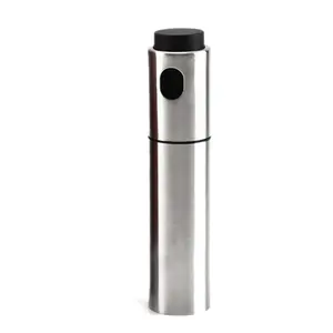 Olive Oil Sprayer Dispenser for Kitchen Cooking, Portable Kitchen Oil Spray Bottle Stainless Steel, Vinegar Sprayer for BBQ