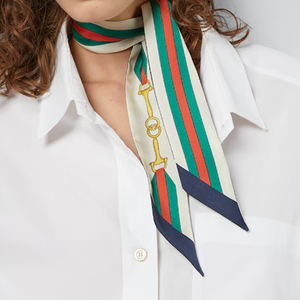 Phụ Nữ Xử Lý Khăn Quàng Cổ Túi Khăn Quàng Cổ Hẹp Thương Hiệu 100% Dâu Khăn Lụa Ribbon Phụ Nữ <span class=keywords><strong>Streamer</strong></span> - Product Image 3
