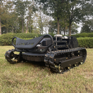 Trung Quốc cung cấp cao su Crawler <span class=keywords><strong>Robot</strong></span> xăng tự hành vườn điều khiển từ xa máy cắt cỏ để bán - Product Image 4
