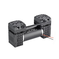 Pompa Diafragma Bebas Oli Listrik Tanpa Sikat 12V Kecil Tekanan Negatif Tinggi 24V G7BL-2 Tandem 7006 Tahan Minyak Dapat Disesuaikan