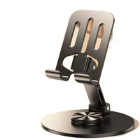 Support de téléphone de style avion, rotatif à 720°, pliable, support de tablette de bureau en acier carbone, modèle S001 pour diffusion en direct stable