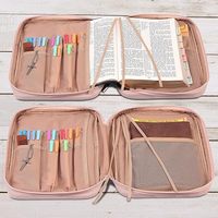 Housse de Bible personnalisée, étui de transport durable pour livre, sac d'église pour accessoires bibliques avec poignée pour femmes