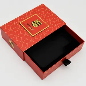 Custom Zilver Logo Bedrukt Luxe Lade Cadeau Parfum Glas Insert Black Soft Touch Premium Dure Verpakking Doos