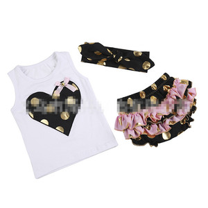 Nouvel arrivage en ligne : Ensemble de 3 vêtements coréens pour bébés filles de 0 à 3 ans - Product Image 5