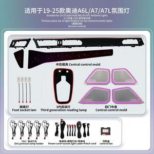 Nueva Luz Ambiental Dinámica Star 2025 para Audi A6 C8 2019-2025 Versión Europea, Iluminación LED Interior, Accesorios para el Tablero - Product Image 2