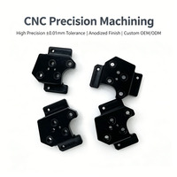 Pièces usinées CNC de précision sur mesure, composants en aluminium anodisé avec une tolérance de ±0,01 mm pour composants industriels OEM/ODM