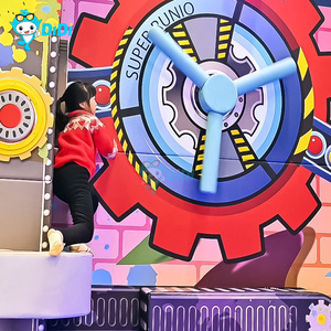 Parc d'aventure intérieur personnalisé, parc de trampolines, structure d'escalade, équipement de terrain de jeu intérieur commercial pour enfants, mousse, plastique, corde - Product Image 4