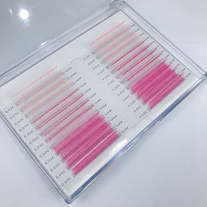 Extension de cils individuels colorés en soie <span class=keywords><strong>Mixbox</strong></span> pour les extensions de cils colorés de noël en cachemire - Product Image 1