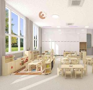 Eibele Meubles de garderie bon marché Armoire de rangement pour garderie d'enfants Maternelle en bois Montessori Nursery School - Product Image 5