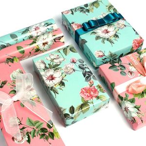 กระดาษห่อของขวัญขนาด 50*70 ซม./แผ่น พิมพ์ลายดอกไม้สำหรับวันแม่ - Product Image 1