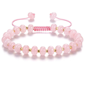 Wholesale Candy Color Gradient Crackle <b>Beads</b> <b>Bracelet</b> Adjustable Multicolor Glass Crystal Beaded <b>Bracelet</b> for Women Jewelry Gift - Product Image 3