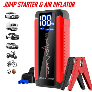 Démarreur de voiture 12V 1200A 20000mAh, écran numérique et lumière SOS intégrée, charge Type-C - Product Image 1