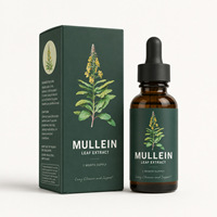 Gouttes de molène OEM avec chlorophylle, extrait liquide pour adultes recherchant un soutien respiratoire, en stock, expédition rapide