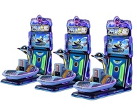 Machine de jeu vidéo de course de bateaux à monnayeur, simulateur de surf, machine de course de skateboard, machine de jeu d'amusement pour centres de jeux