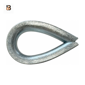 DIN3090 Metric Galvanized Wire Rope Thimble 4-60mm Heart Ring Eye Protector Cable Sling Marine Mooring Shandong BeiFan - Product Image 4