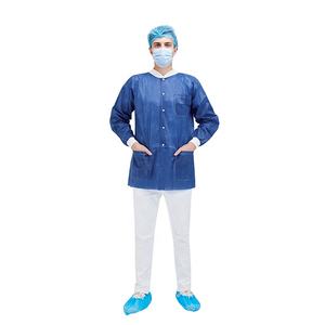 Uniforme non tissé <span class=keywords><strong>jetable</strong></span> de veste de <span class=keywords><strong>laboratoire</strong></span> de chemisier de <span class=keywords><strong>laboratoire</strong></span> d'hôpital - Product Image 5