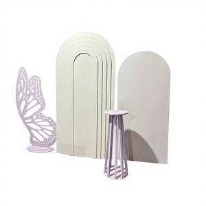 Fondo de Boda Acrílico Moderno y Profesional LEDA, Diseño de Flores y Mariposas Elegantes para Escenario, Ceremonia, Decoración Interior/Exterior - Product Image 1