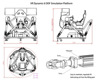 Encode Servo Cylindre actionneur linéaire électrique pour simulateur de course et plate-forme de mouvement 3DOF 6DOF