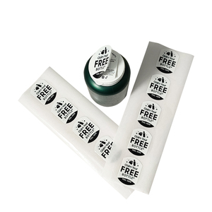 Étiquettes cosmétiques en vinyle imperméables à logo personnalisé-Autocollants adhésifs multicouches double face ronds à décoller à 3 couches pour <span class=keywords><strong>coupon</strong></span> gratuit - Product Image 6