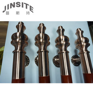 مقبض باب نحاسي كبير فاخر عتيق لباب خشبي في فيلات فنادق وشقق - Product Image 4